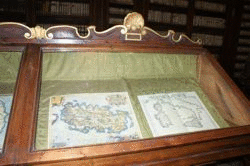 Antique maps of Sardinia in the library   Casanatense in Rome